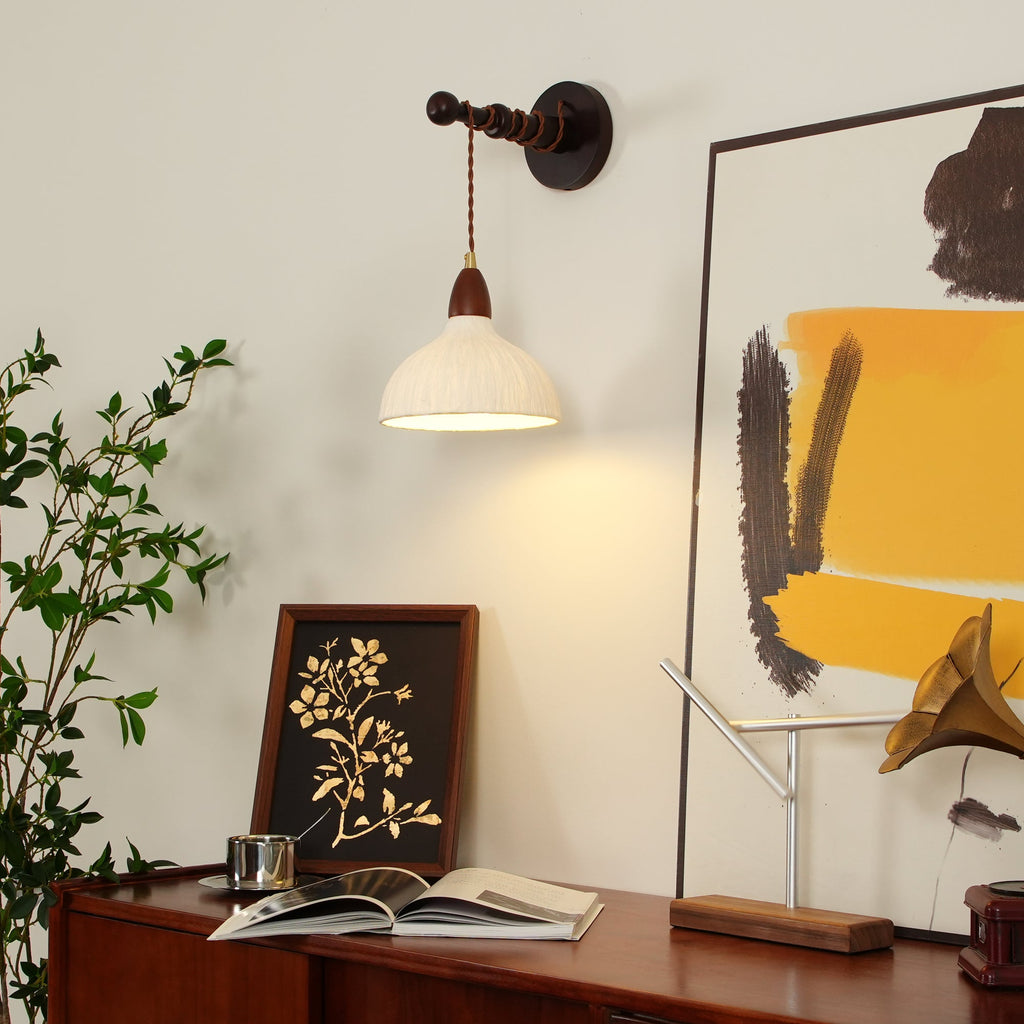 Iverwyn Rice Paper Wall Light-Moonnatur