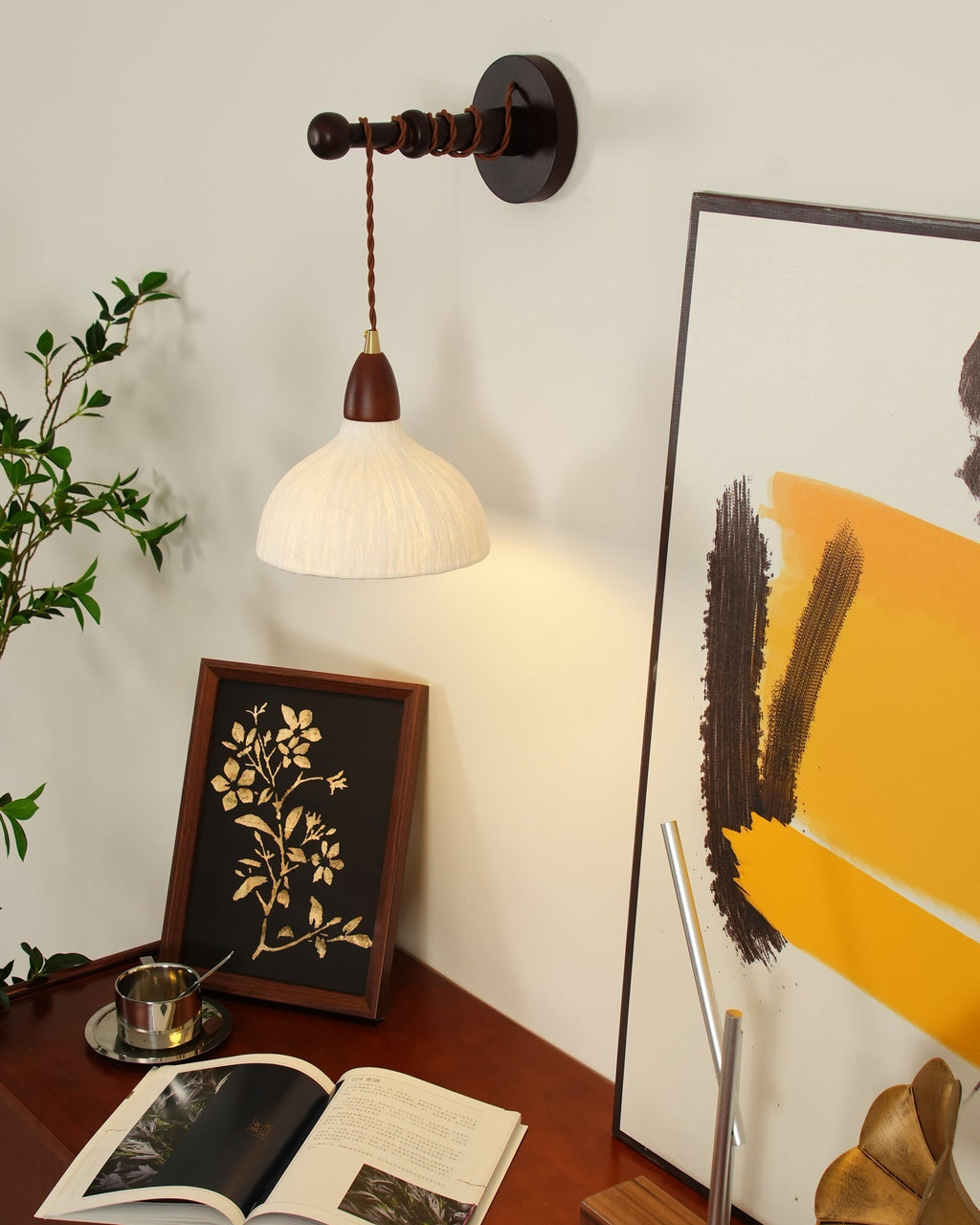Iverwyn Rice Paper Wall Light-Moonnatur
