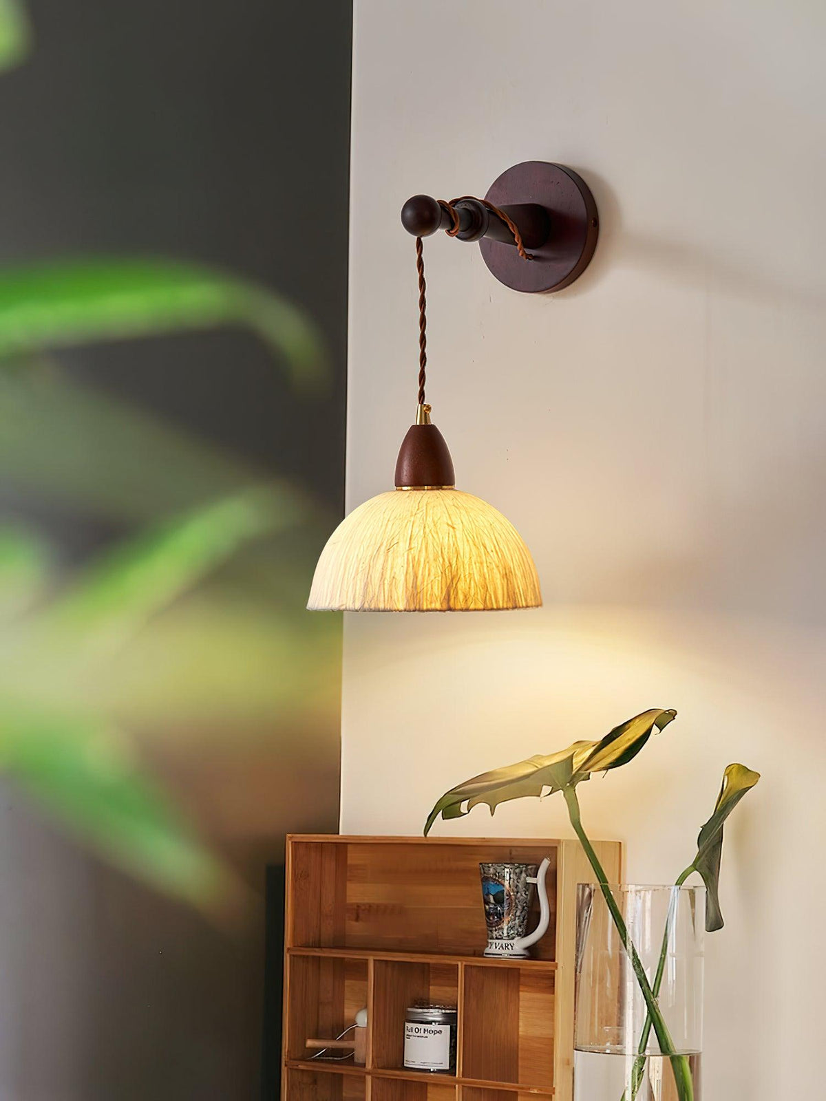 Iverwyn Rice Paper Wall Light-Moonnatur