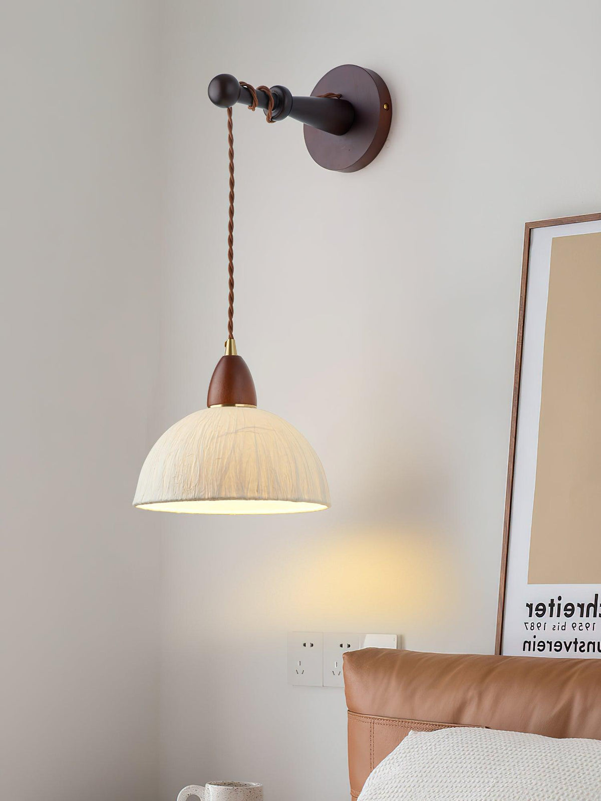 Iverwyn Rice Paper Wall Light-Moonnatur