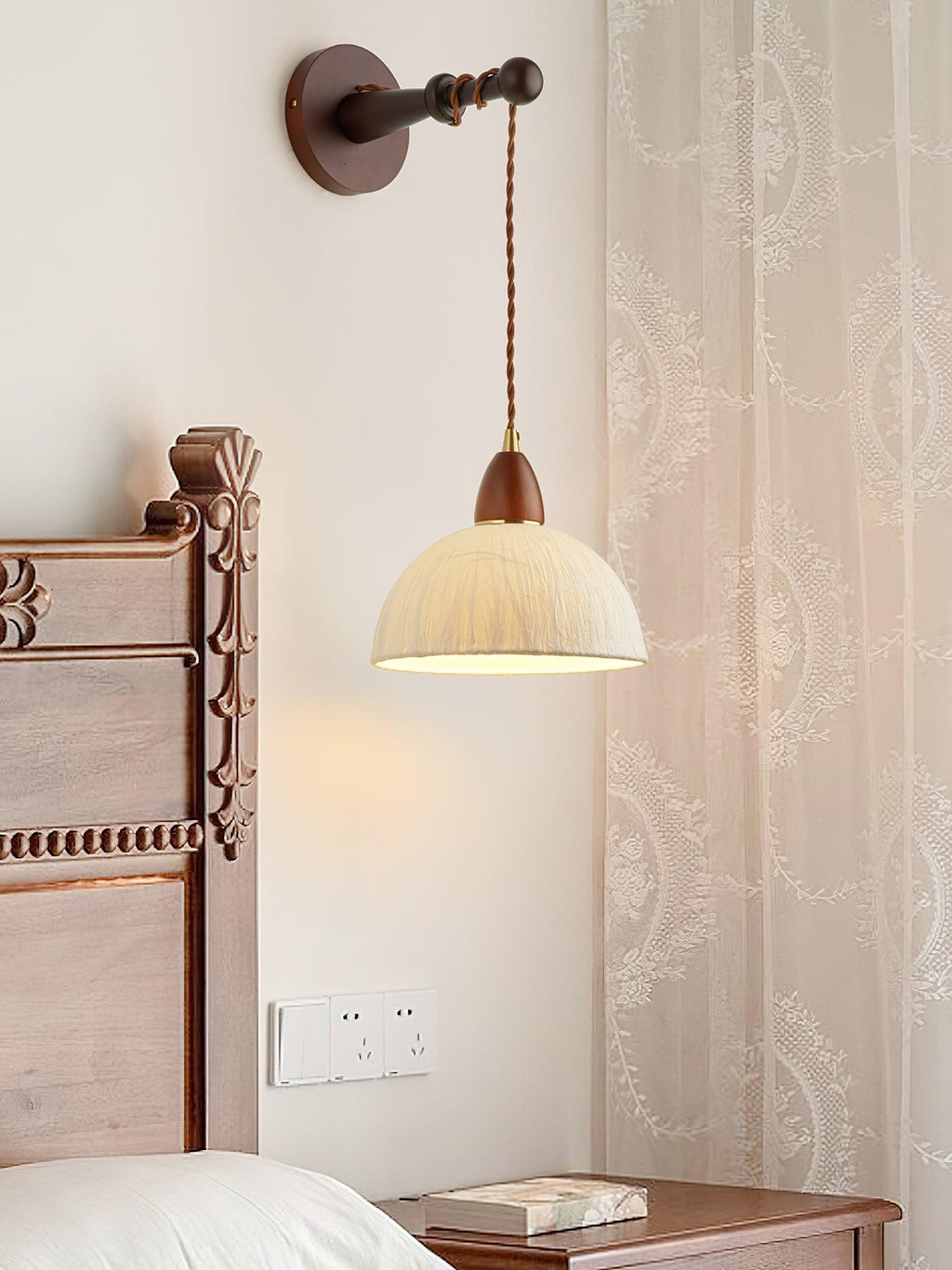 Iverwyn Rice Paper Wall Light-Moonnatur