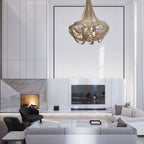 Argentelle Aluminium Chandelier-Moonnatur