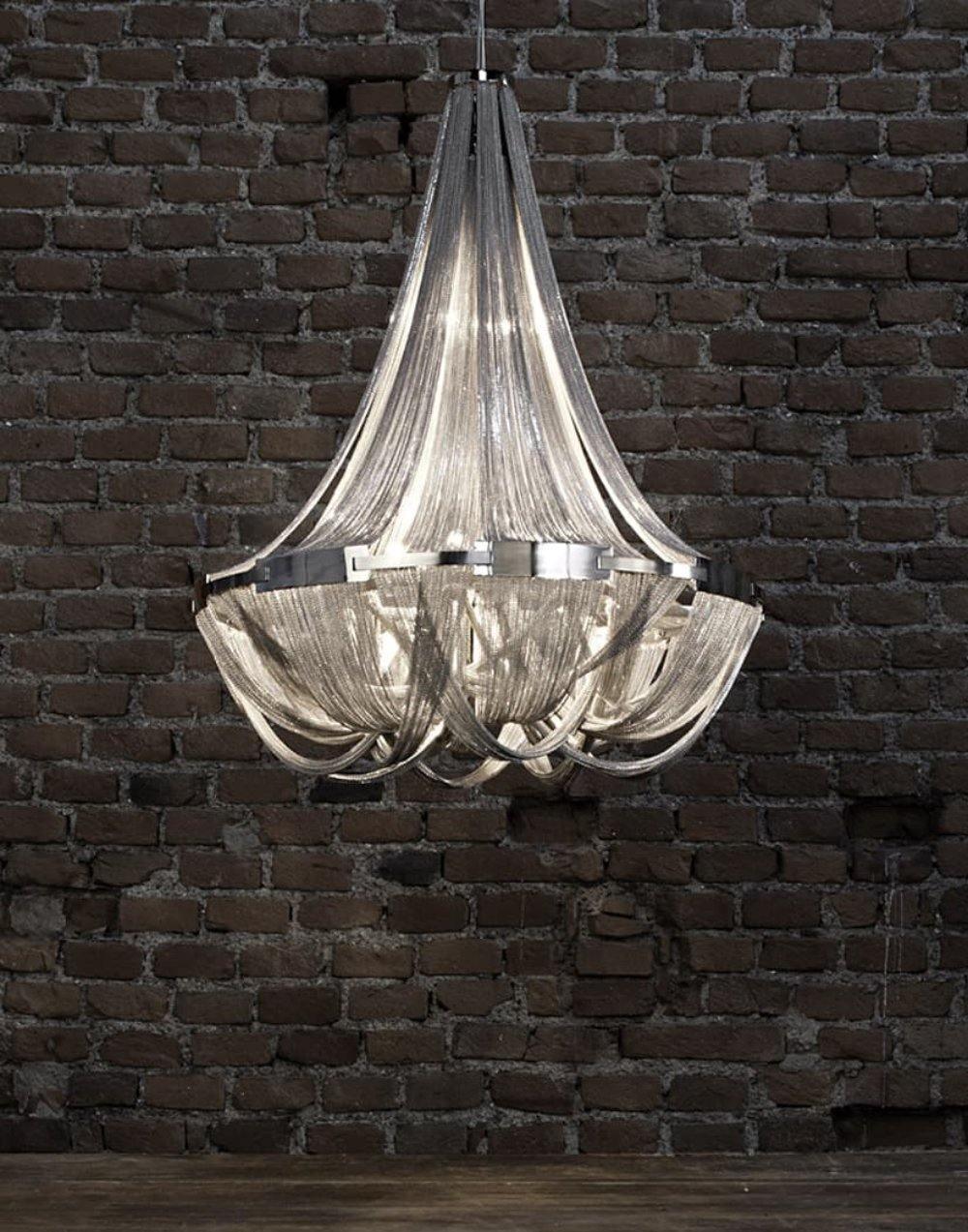 Argentelle Aluminium Chandelier-Moonnatur