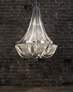 Argentelle Aluminium Chandelier-Moonnatur