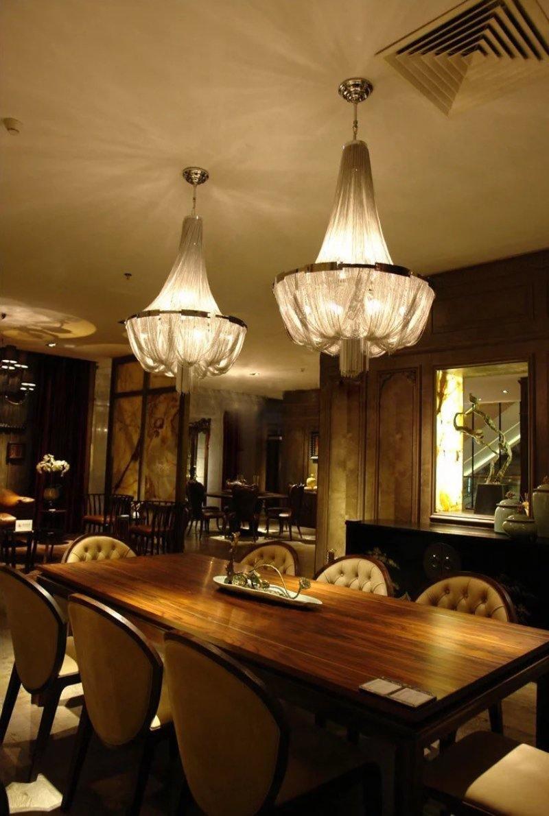 Argentelle Aluminium Chandelier-Moonnatur