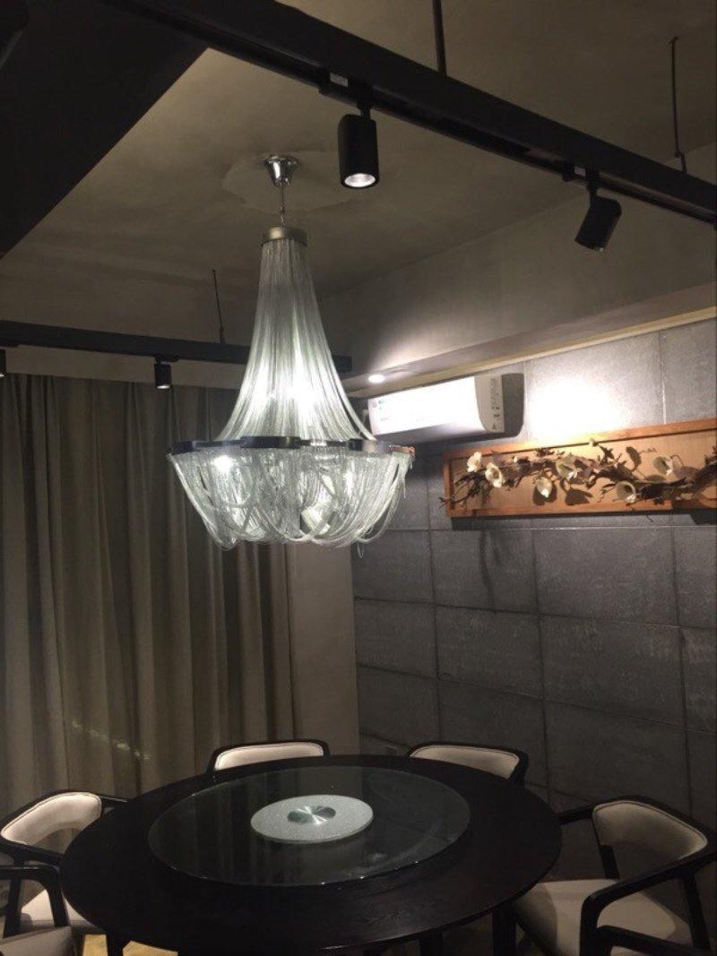 Argentelle Aluminium Chandelier-Moonnatur