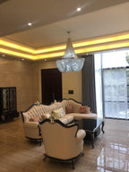 Argentelle Aluminium Chandelier-Moonnatur
