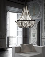 Argentelle Aluminium Chandelier-Moonnatur