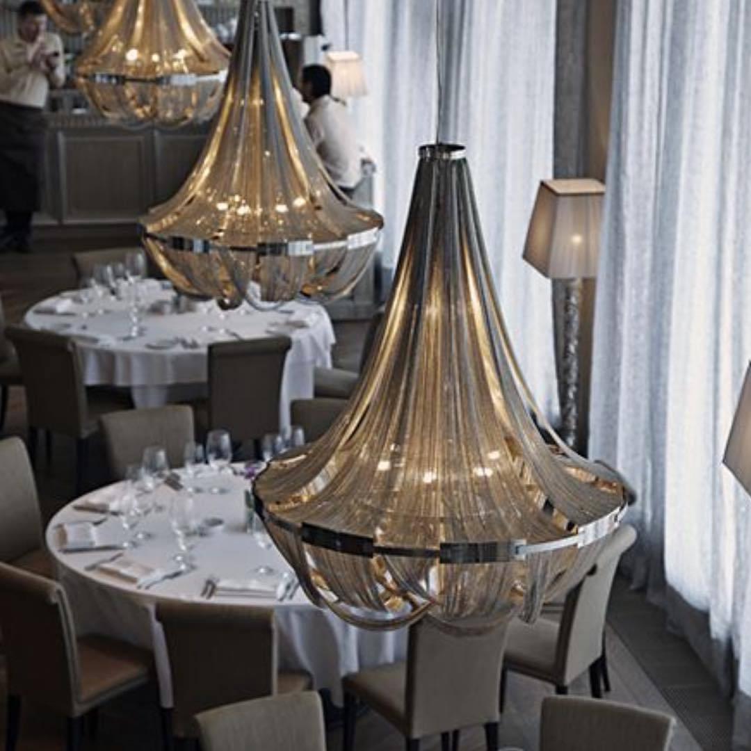 Argentelle Aluminium Chandelier-Moonnatur