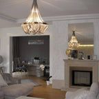 Argentelle Aluminium Chandelier-Moonnatur