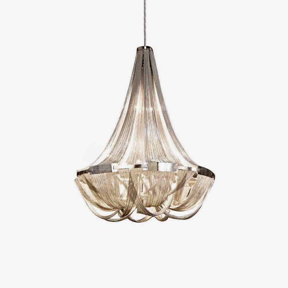 Argentelle Aluminium Chandelier-Moonnatur
