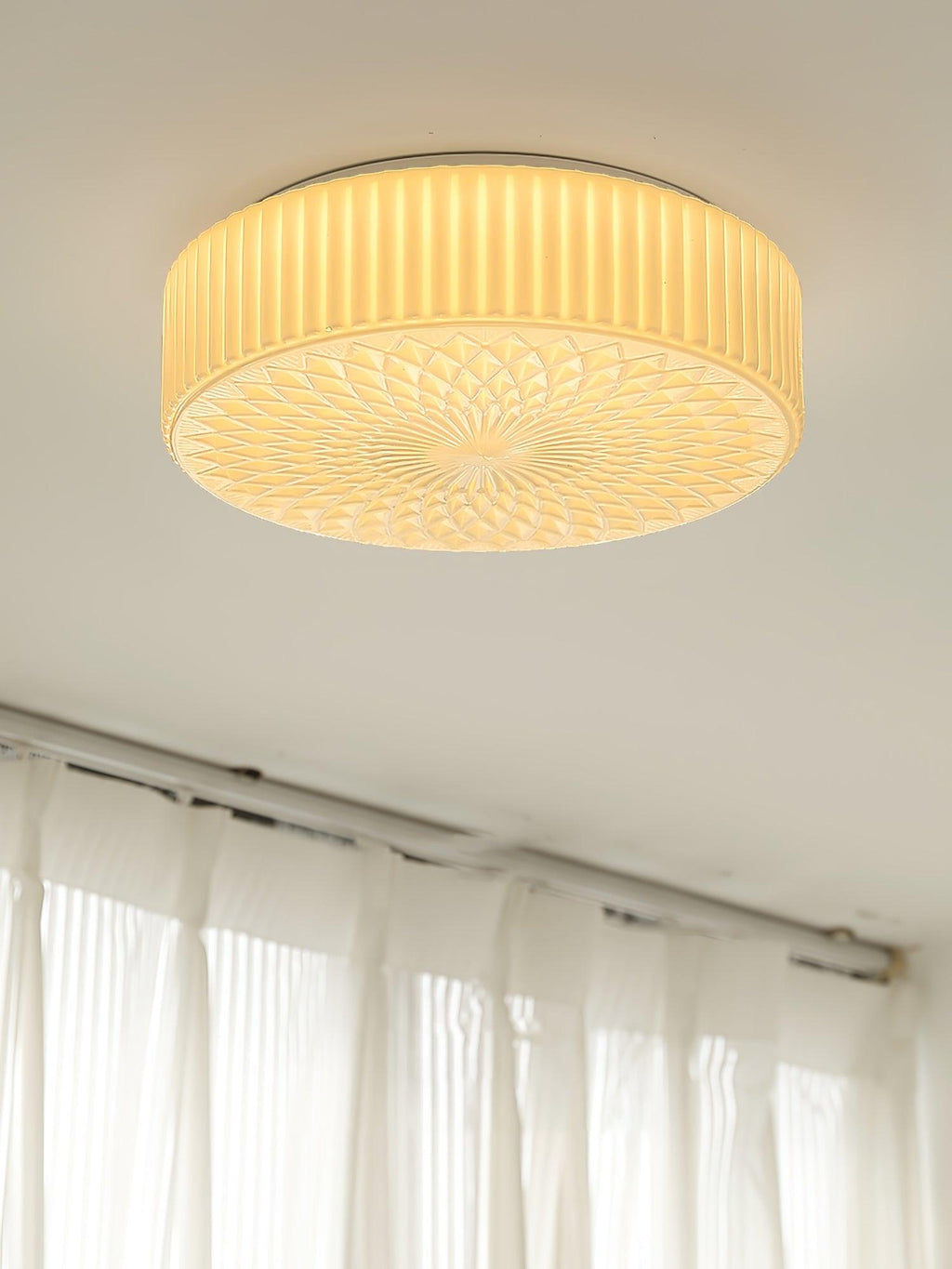 Renira Glass Ceiling Lamp-Moonnatur
