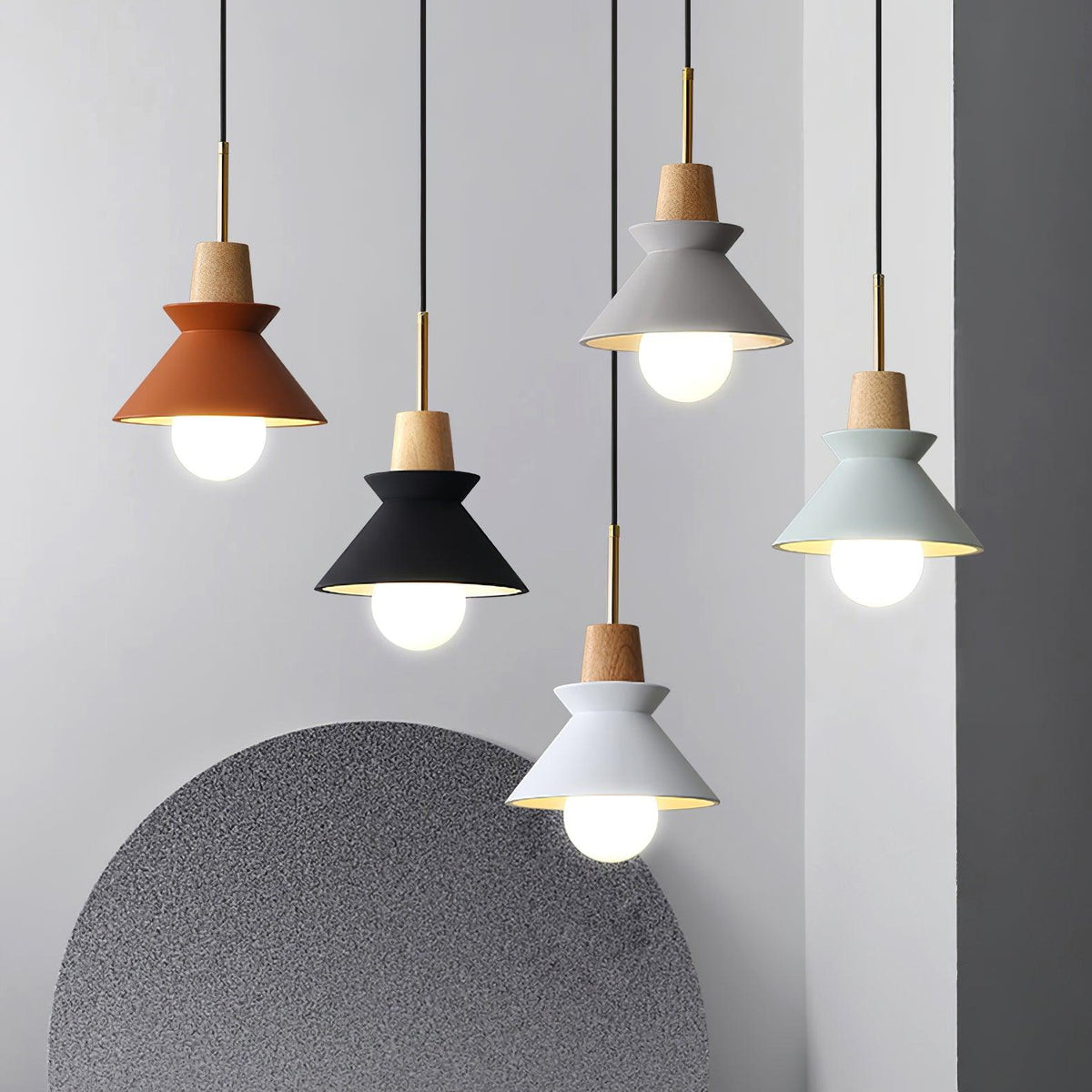 Efrana Metal Pendant Light-Moonnatur