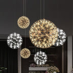 Celyneth Stainless Steel Pendant Light-Moonnatur