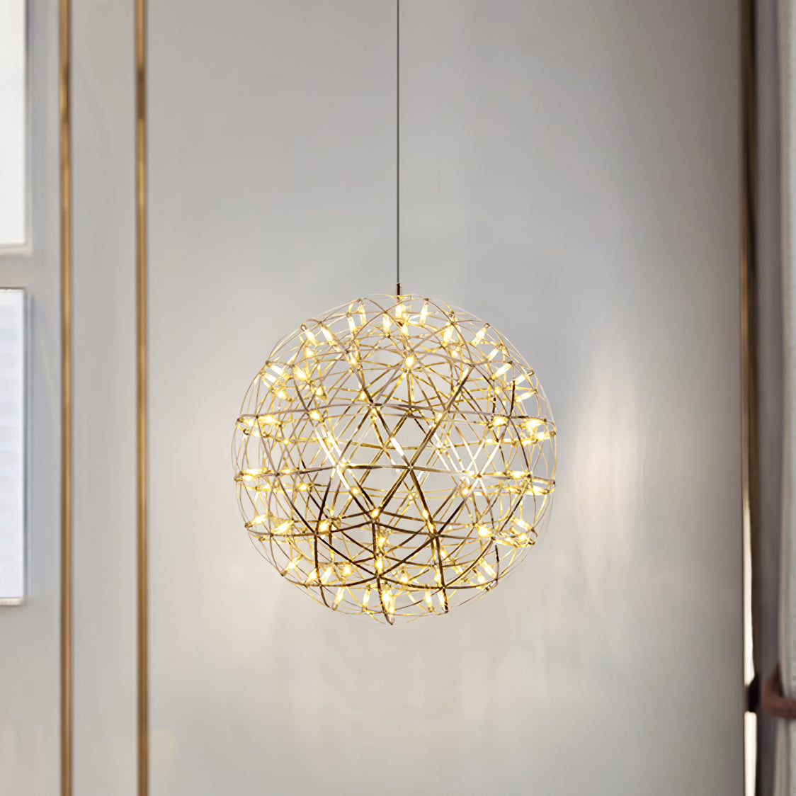 Celyneth Stainless Steel Pendant Light-Moonnatur
