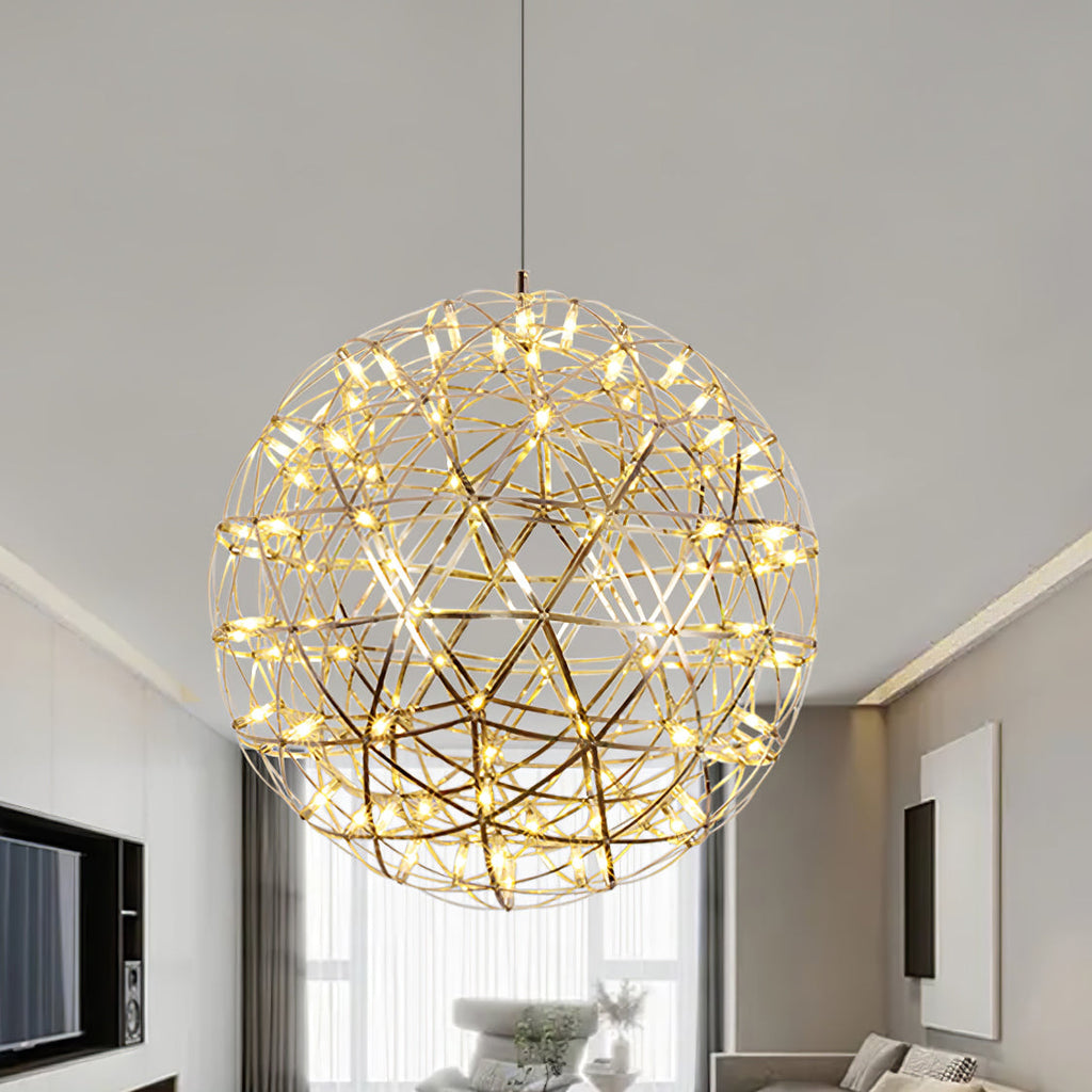 Celyneth Stainless Steel Pendant Light-Moonnatur