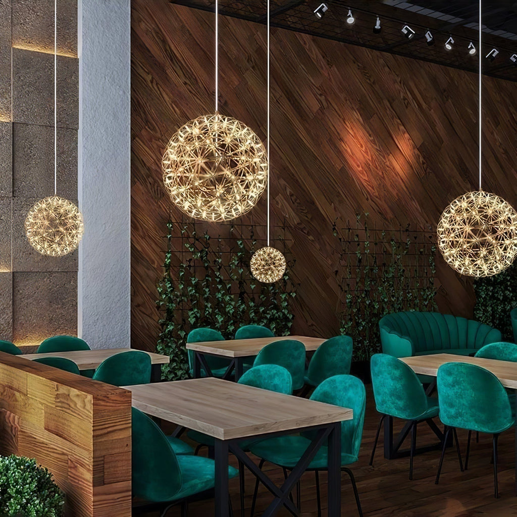 Celyneth Stainless Steel Pendant Light-Moonnatur