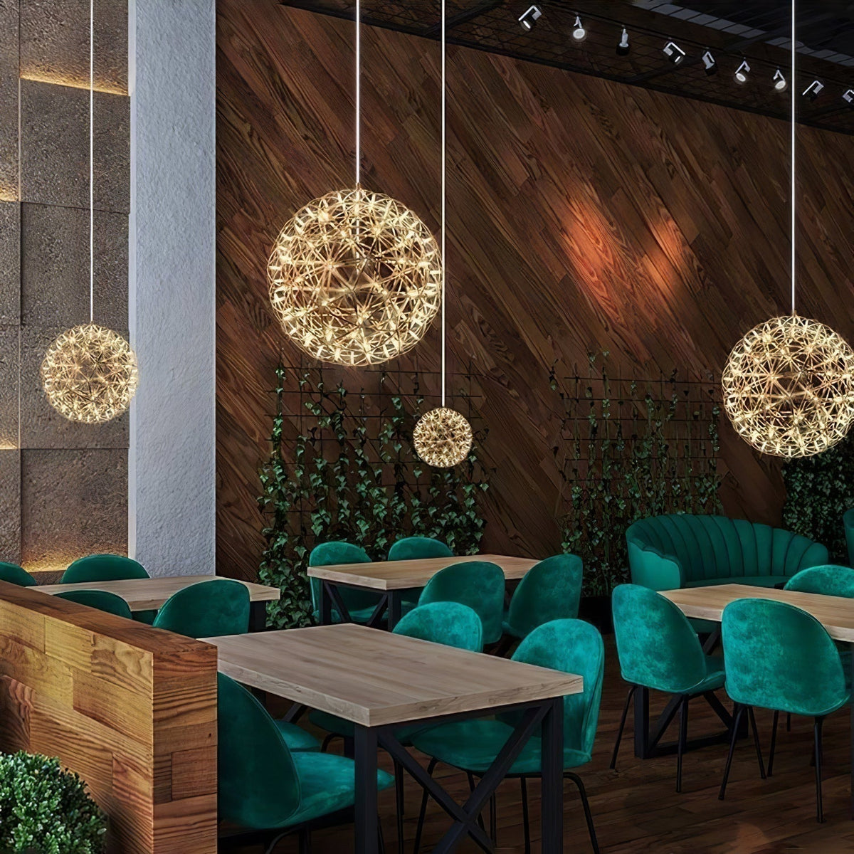 Celyneth Stainless Steel Pendant Light-Moonnatur