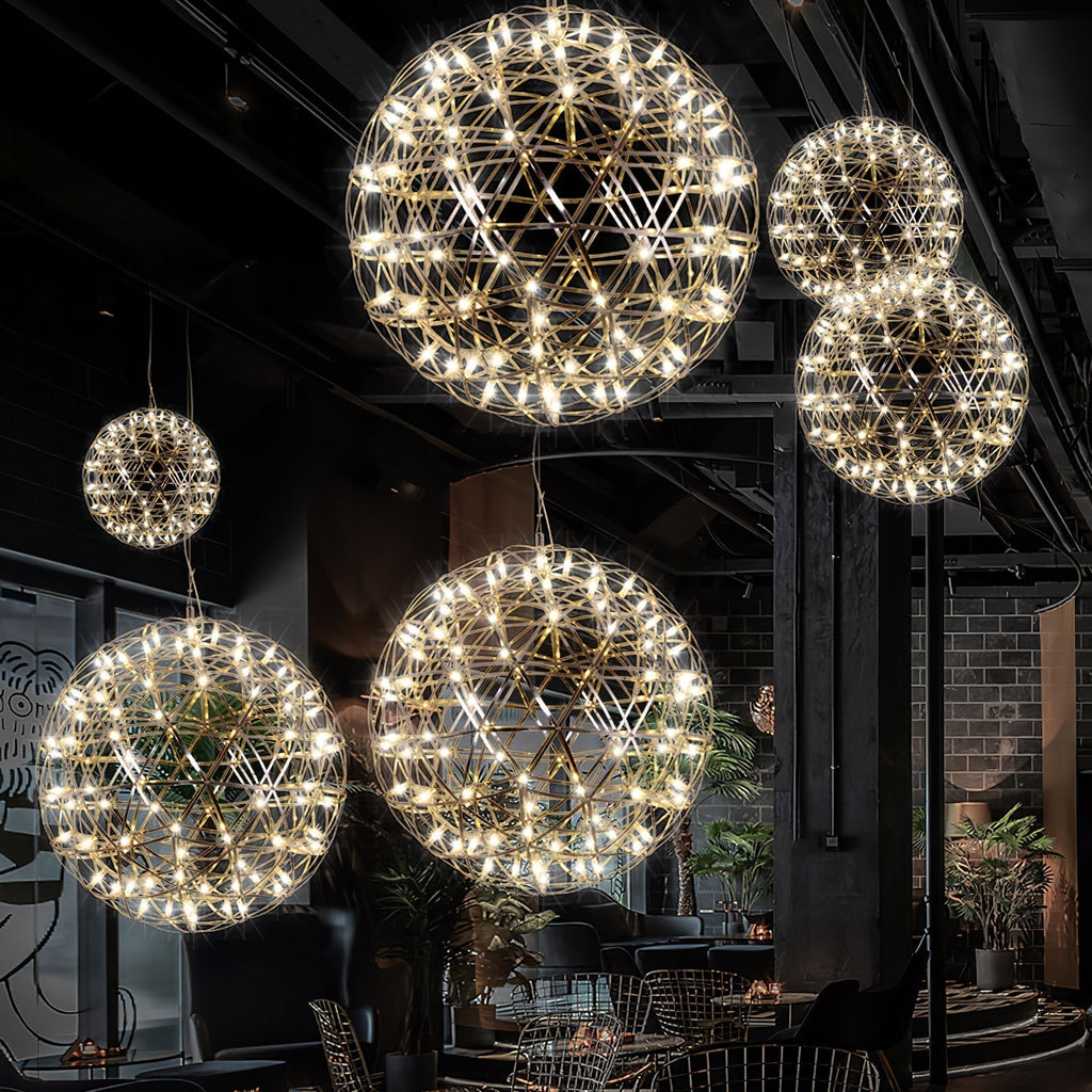 Celyneth Stainless Steel Pendant Light-Moonnatur