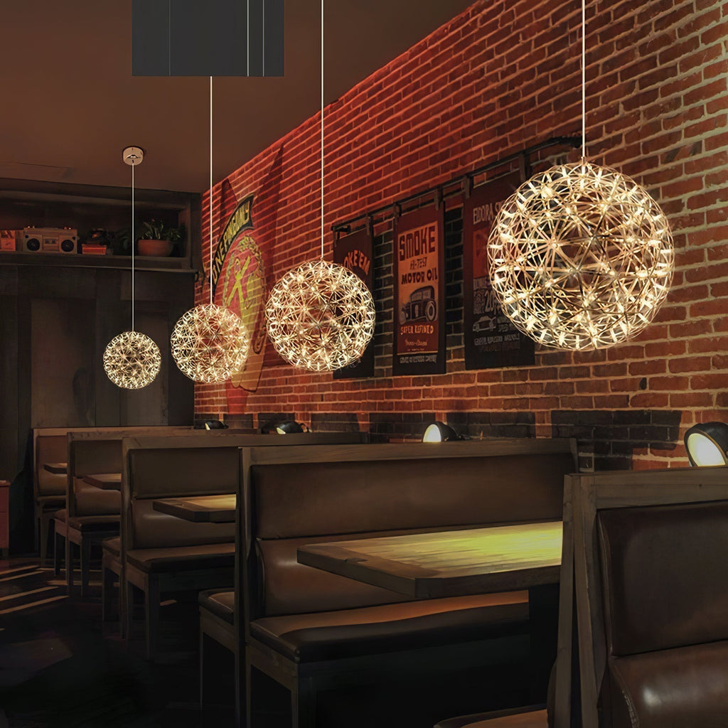 Celyneth Stainless Steel Pendant Light-Moonnatur
