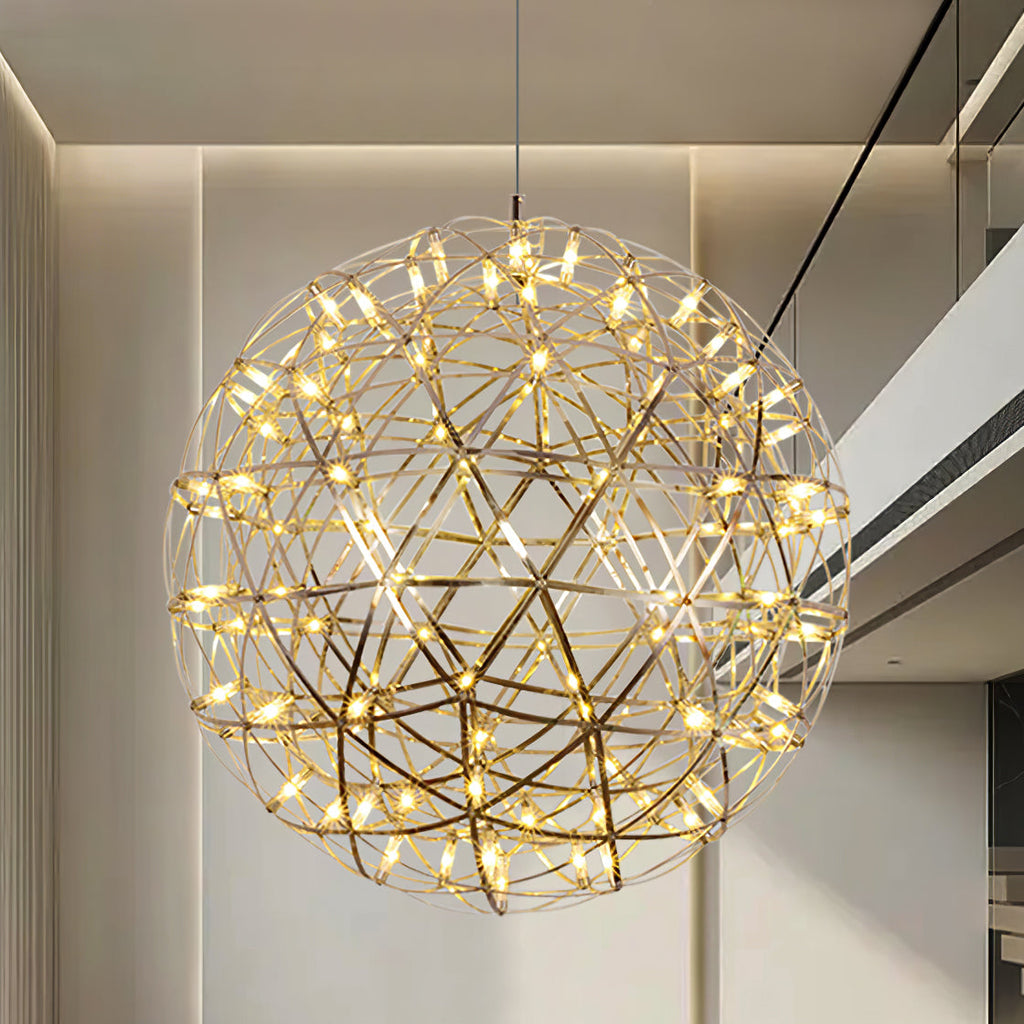 Celyneth Stainless Steel Pendant Light-Moonnatur
