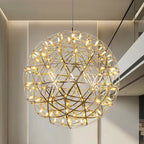 Celyneth Stainless Steel Pendant Light-Moonnatur