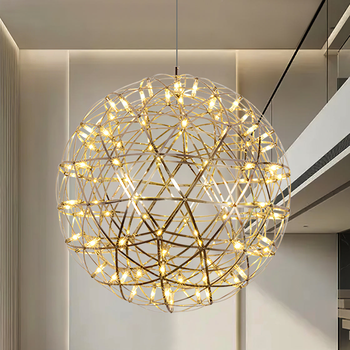 Celyneth Stainless Steel Pendant Light-Moonnatur