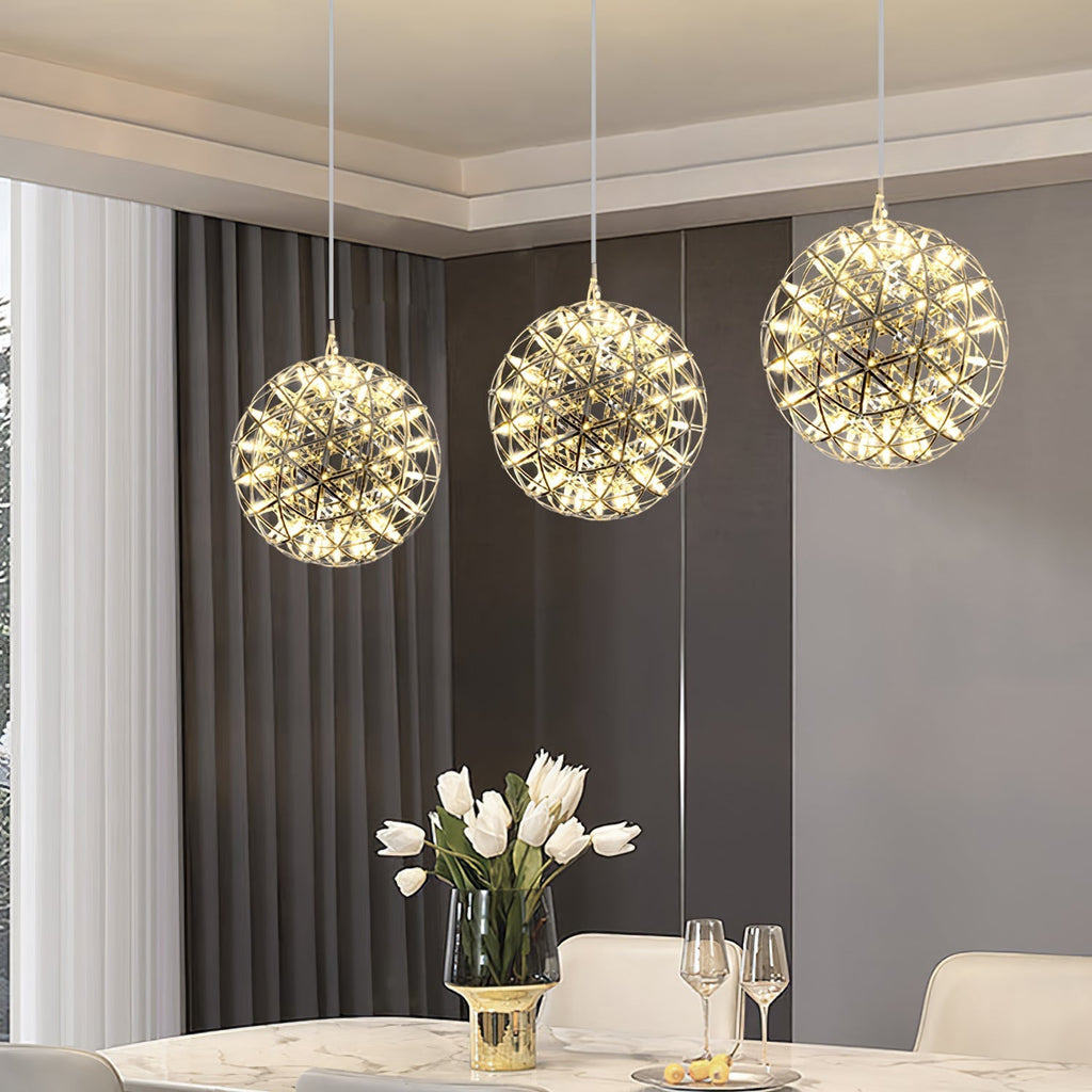 Celyneth Stainless Steel Pendant Light-Moonnatur