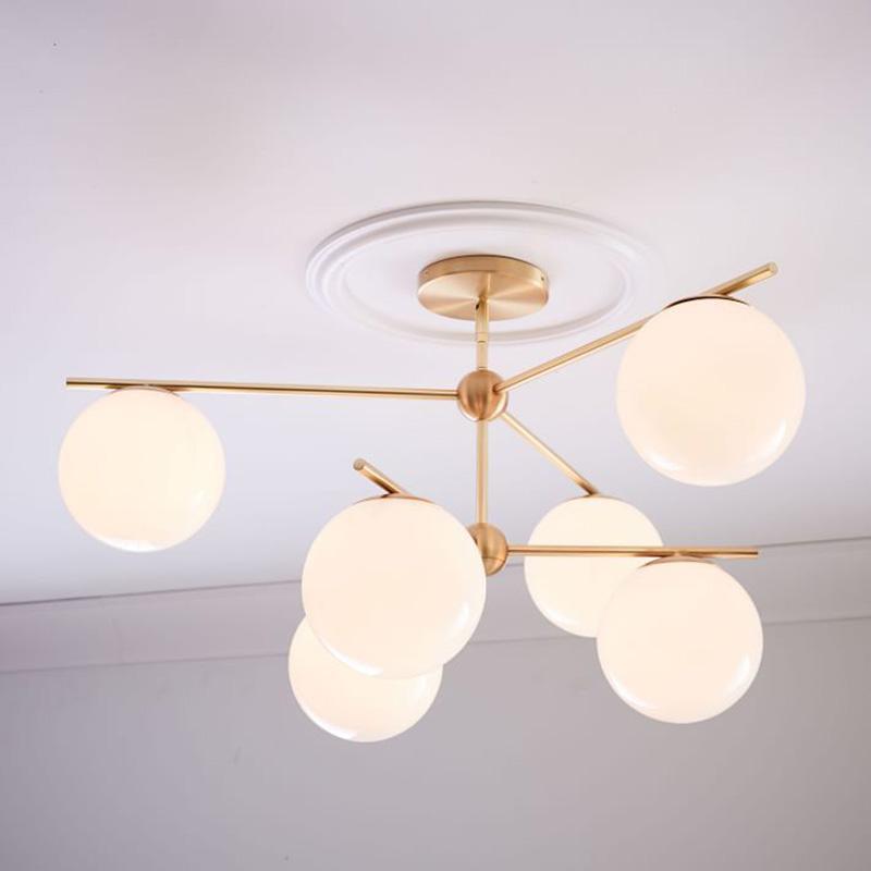 Polaven Glass Chandelier-Moonnatur