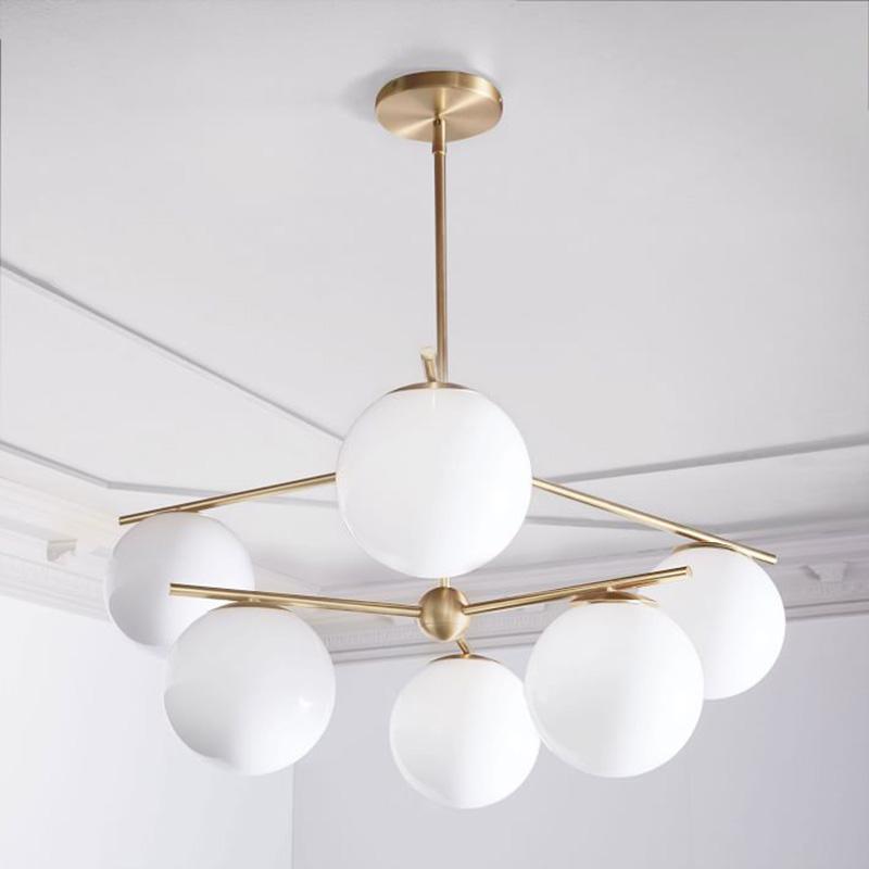 Polaven Glass Chandelier-Moonnatur