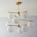 Polaven Glass Chandelier-Moonnatur