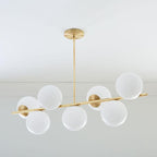 Polaven Glass Chandelier-Moonnatur
