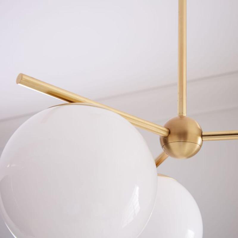Polaven Glass Chandelier-Moonnatur