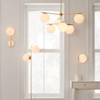Polaven Glass Chandelier-Moonnatur