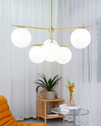 Polaven Glass Chandelier-Moonnatur