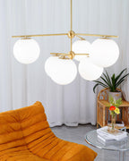 Polaven Glass Chandelier-Moonnatur