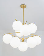 Polaven Glass Chandelier-Moonnatur