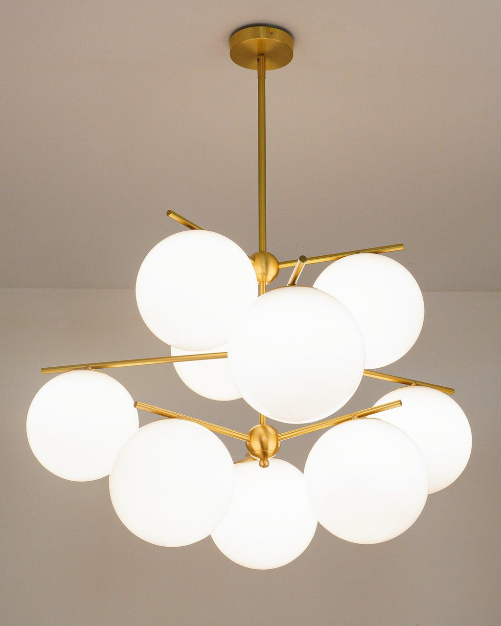 Polaven Glass Chandelier-Moonnatur