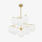 Polaven Glass Chandelier-Moonnatur
