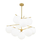 Polaven Glass Chandelier-Moonnatur