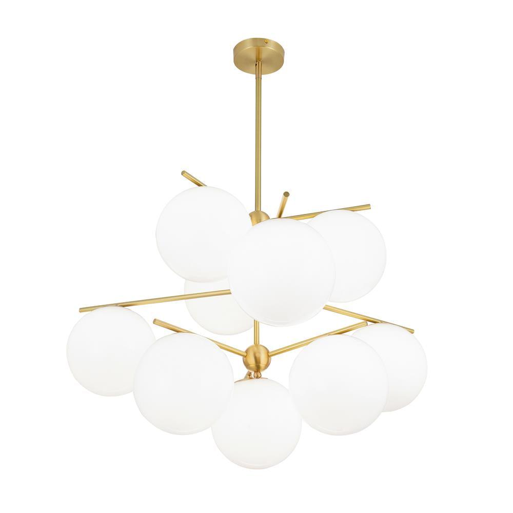 Polaven Glass Chandelier-Moonnatur