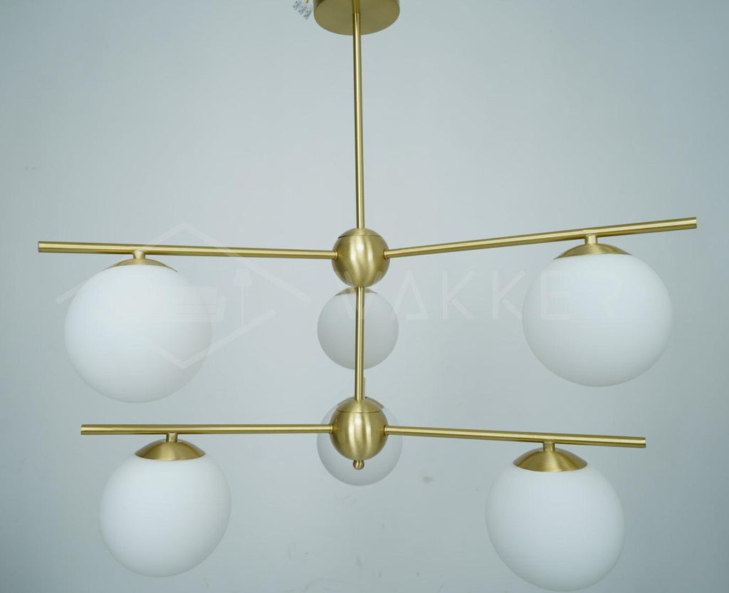 Polaven Glass Chandelier-Moonnatur