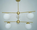 Polaven Glass Chandelier-Moonnatur