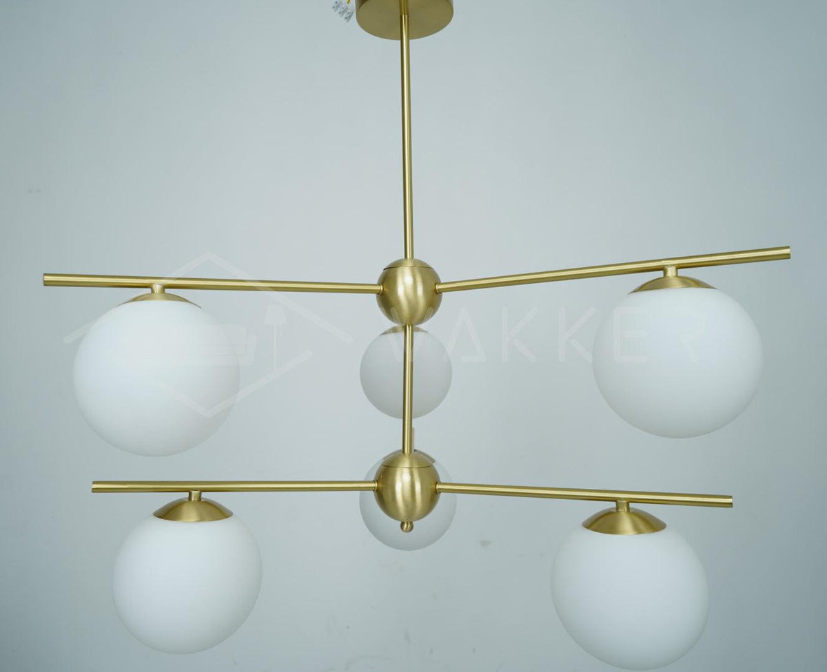 Polaven Glass Chandelier-Moonnatur