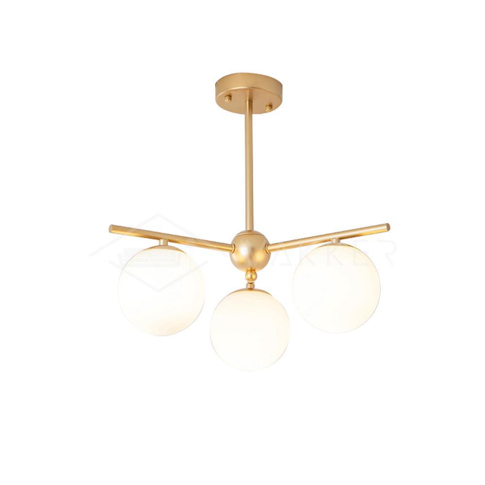 Polaven Glass Chandelier-Moonnatur