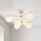 Polaven Glass Chandelier-Moonnatur