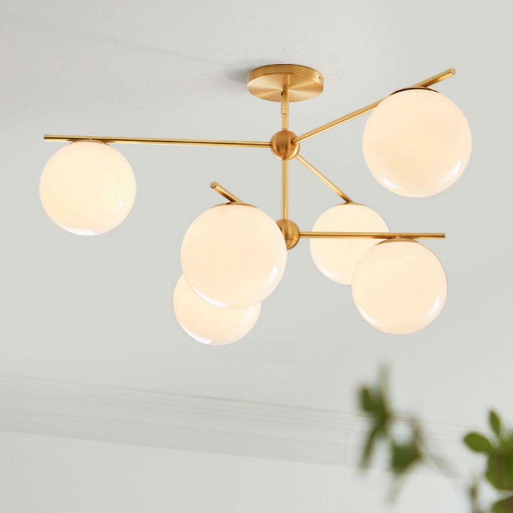 Polaven Glass Chandelier-Moonnatur