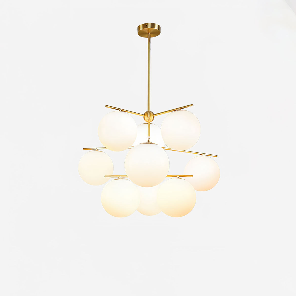 Polaven Glass Chandelier-Moonnatur