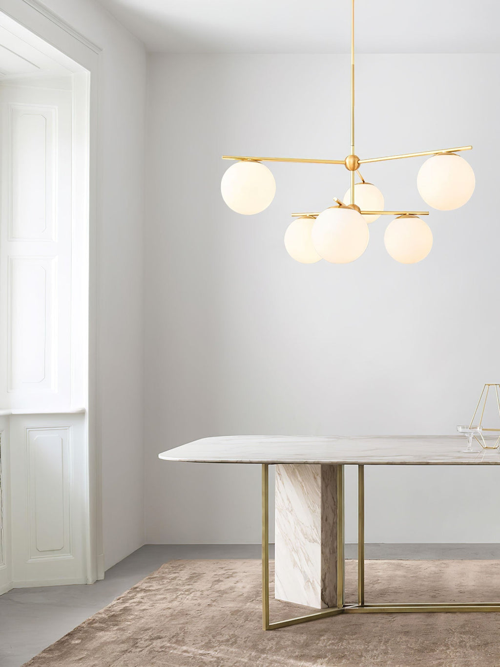 Polaven Glass Chandelier-Moonnatur