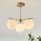 Polaven Glass Chandelier-Moonnatur